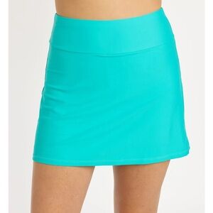 NWT~Calypsa A-Line Swim Skirt with Shorts~Skort~Medium~Teal